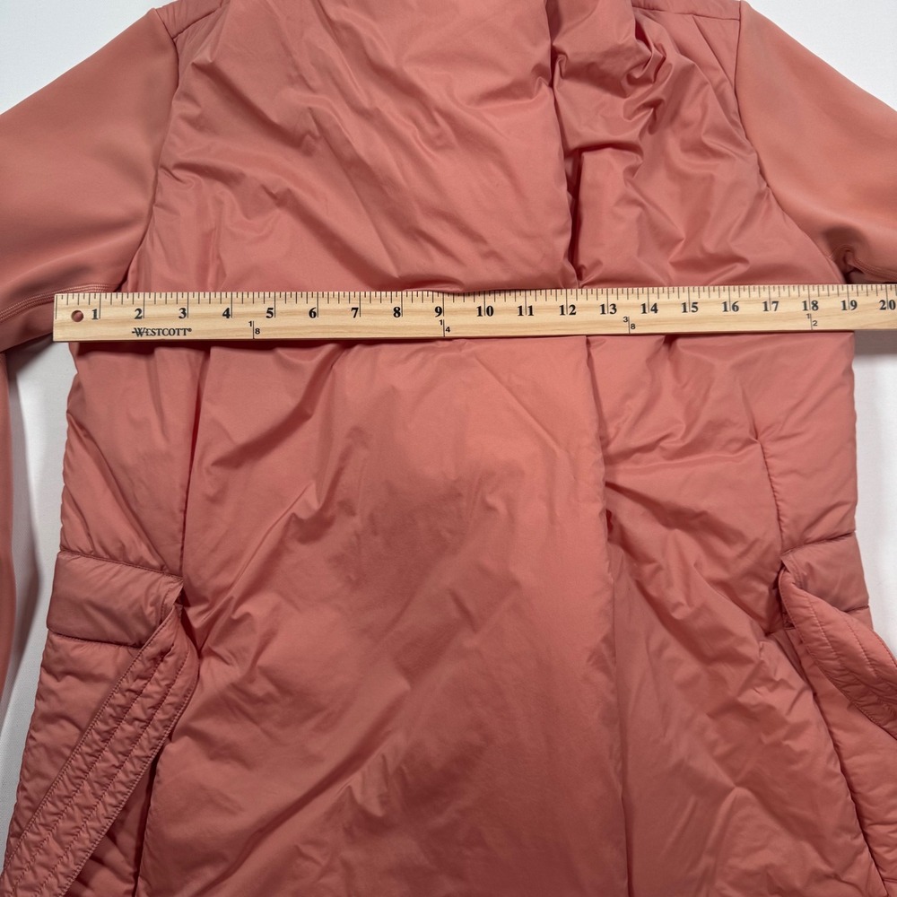 Lululemon Cloudscape Wrap Jacket PrimaLoft Insulated Belted Terracotta Pink S - Picture 10 of 12